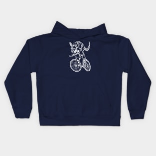 SEEMBO Kangaroo Cycling Bicycle Cyclist Bicycling Bike Biker Kids Hoodie